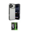 ieg™ iPhone 17 Pro Kılıf Vadi Minimal - Siyah 360 Mat Full Body Arka Koruyucu