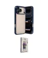 ieg™ iPhone 17 Pro Kılıf Vadi Minimal - Siyah Bilvis 3D Cam Ekran Koruyucu