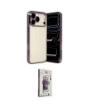 ieg™ iPhone 17 Pro Kılıf Vadi Minimal - Siyah Bilvis 3D Cam Ekran Koruyucu