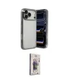 ieg™ iPhone 17 Pro Kılıf Vadi Minimal - Siyah Bilvis 3D Cam Ekran Koruyucu