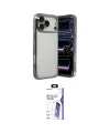 ieg™ iPhone 17 Pro Kılıf Vadi Minimal - Siyah Bilvis 3X AR HD Cam Ekran Koruyucu