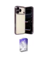 ieg™ iPhone 17 Pro Kılıf Vadi Minimal - Siyah Bilvis 5in1 3D Magic Cam Ekran Koruyucu