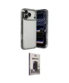 ieg™ iPhone 17 Pro Kılıf Vadi Minimal - Siyah Bilvis Hayalet Cam Ekran Koruyucu