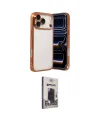 ieg™ iPhone 17 Pro Kılıf Vadi Minimal - Siyah Bilvis Hayalet Cam Ekran Koruyucu