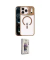 ieg™ iPhone 17 Pro Kılıf Yadigar Asil Koleksiyonu - Siyah Bilvis 3D Cam Ekran Koruyucu