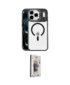ieg™ iPhone 17 Pro Kılıf Yadigar Asil Koleksiyonu - Siyah Bilvis 3D Cam Ekran Koruyucu