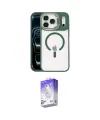 ieg™ iPhone 17 Pro Kılıf Yadigar Asil Koleksiyonu - Siyah Bilvis 5in1 3D Magic Cam Ekran Koruyucu