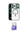 ieg™ iPhone 17 Pro Kılıf Yadigar Asil Koleksiyonu - Siyah Bilvis 5in1 5D Magic Hayalet Cam Ekran Koruyucu