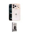ieg™ iPhone 17 Pro Kılıf Yadigar Asil Koleksiyonu - Siyah Bilvis Hayalet Cam Ekran Koruyucu