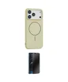 ieg™ iPhone 17 Pro Kılıf Yankı Form Serisi - Siyah 3D Antistatik Hayalet Cam Ekran Koruyucu