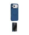 ieg™ iPhone 17 Pro Kılıf Yankı Form Serisi - Siyah 3D Antistatik Hayalet Cam Ekran Koruyucu