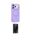 ieg™ iPhone 17 Pro Kılıf Yankı Form Serisi - Siyah 3D Antistatik Hayalet Cam Ekran Koruyucu