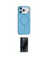ieg™ iPhone 17 Pro Kılıf Yankı Form Serisi - Siyah 3D Antistatik Hayalet Cam Ekran Koruyucu