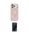 ieg™ iPhone 17 Pro Kılıf Yankı Form Serisi - Siyah 3D Antistatik Hayalet Cam Ekran Koruyucu