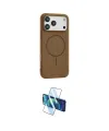 ieg™ iPhone 17 Pro Kılıf Yankı Form Serisi - Siyah 3D Antistatik Seramik Nano Ekran Koruyucu