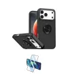 ieg™ iPhone 17 Pro Kılıf Yörünge Çizgi - Siyah 3D Antistatik Seramik Nano Ekran Koruyucu