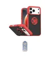 ieg™ iPhone 17 Pro Kılıf Yörünge Çizgi - Siyah Joko Magic 5D Cam