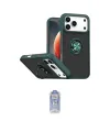 ieg™ iPhone 17 Pro Kılıf Yörünge Çizgi - Siyah Joko Magic 5D Cam