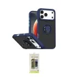 ieg™ iPhone 17 Pro Kılıf Yörünge Çizgi - Siyah Joko Magic 5D Hayalet Cam