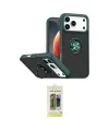 ieg™ iPhone 17 Pro Kılıf Yörünge Çizgi - Siyah Joko Magic 5D Hayalet Cam