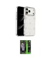 ieg™ iPhone 17 Pro Kılıf Yörünge Form - Siyah 360 Mat Full Body Arka Koruyucu