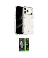 ieg™ iPhone 17 Pro Kılıf Yörünge Form - Siyah 360 Mat Full Body Arka Koruyucu