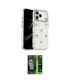 ieg™ iPhone 17 Pro Kılıf Yörünge Form - Siyah 360 Mat Full Body Arka Koruyucu