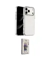 ieg™ iPhone 17 Pro Kılıf Yörünge Form - Siyah Bilvis 3D Cam Ekran Koruyucu