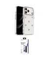 ieg™ iPhone 17 Pro Kılıf Yörünge Form - Siyah Bilvis 3X AR Hayalet Cam Ekran Koruyucu
