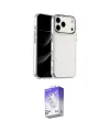 ieg™ iPhone 17 Pro Kılıf Yörünge Form - Siyah Bilvis 5in1 3D Magic Cam Ekran Koruyucu
