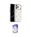 ieg™ iPhone 17 Pro Kılıf Yörünge Form - Siyah Bilvis 5in1 3D Magic Cam Ekran Koruyucu