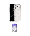 ieg™ iPhone 17 Pro Kılıf Yörünge Form - Siyah Bilvis 5in1 3D Magic Cam Ekran Koruyucu