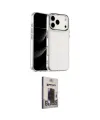 ieg™ iPhone 17 Pro Kılıf Yörünge Form - Siyah Bilvis Hayalet Cam Ekran Koruyucu