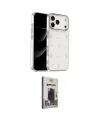 ieg™ iPhone 17 Pro Kılıf Yörünge Form - Siyah Bilvis Hayalet Cam Ekran Koruyucu