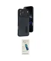 ieg™ iPhone 17 Pro Kılıf Yörünge Işık Serisi - Şeffaf Pasifik Cam Ekran Koruyucu
