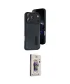 ieg™ iPhone 17 Pro Kılıf Yörünge Işık Serisi - Siyah Bilvis 3D Cam Ekran Koruyucu