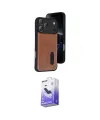ieg™ iPhone 17 Pro Kılıf Yörünge Işık Serisi - Siyah Bilvis 5in1 5D Magic Hayalet Cam Ekran Koruyucu