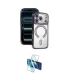 ieg™ iPhone 17 Pro Kılıf Zirve Doku Prime - Siyah 3D Antistatik Cam Ekran Koruyucu