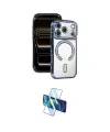 ieg™ iPhone 17 Pro Kılıf Zirve Doku Prime - Siyah 3D Antistatik Seramik Nano Ekran Koruyucu