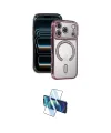 ieg™ iPhone 17 Pro Kılıf Zirve Doku Prime - Siyah 3D Antistatik Seramik Nano Ekran Koruyucu