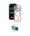 ieg™ iPhone 17 Pro Kılıf Zirve Doku Prime - Siyah 3D Antistatik Seramik Nano Ekran Koruyucu