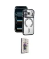 ieg™ iPhone 17 Pro Kılıf Zirve Doku Prime - Siyah Bilvis 3D Cam Ekran Koruyucu