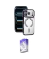 ieg™ iPhone 17 Pro Kılıf Zirve Doku Prime - Siyah Bilvis 5in1 3D Magic Cam Ekran Koruyucu