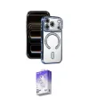 ieg™ iPhone 17 Pro Kılıf Zirve Doku Prime - Siyah Bilvis 5in1 3D Magic Cam Ekran Koruyucu