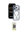 ieg™ iPhone 17 Pro Kılıf Zirve Doku Prime - Siyah Joko Magic 5D Hayalet Cam