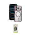 ieg™ iPhone 17 Pro Kılıf Zirve Doku Prime - Siyah Joko Magic 5D Hayalet Cam