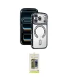ieg™ iPhone 17 Pro Kılıf Zirve Doku Prime - Siyah Joko Magic 5D Hayalet Cam