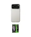 ieg™ iPhone 17 Pro Kılıf Zirve Modern Prime - Siyah 360 Mat Full Body Arka Koruyucu