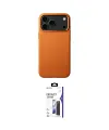 ieg™ iPhone 17 Pro Kılıf Zirve Modern Prime - Siyah Bilvis 3X AR Hayalet Cam Ekran Koruyucu
