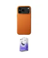 ieg™ iPhone 17 Pro Kılıf Zirve Modern Prime - Siyah Bilvis 5in1 5D Magic Hayalet Cam Ekran Koruyucu